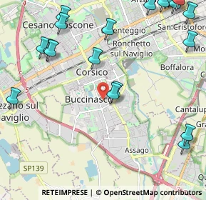 Mappa Via Achille Grandi, 20090 Buccinasco MI, Italia (3.041)