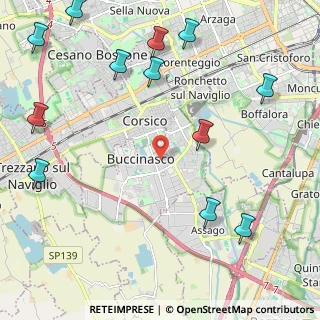 Mappa Via Achille Grandi, 20090 Buccinasco MI, Italia (2.93833)