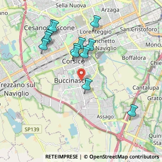 Mappa Via Achille Grandi, 20090 Buccinasco MI, Italia (2.04231)