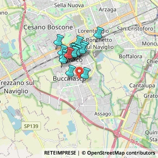 Mappa Via Achille Grandi, 20090 Buccinasco MI, Italia (1.19889)