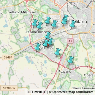 Mappa Via Achille Grandi, 20090 Buccinasco MI, Italia (3.20231)