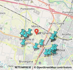 Mappa 35136 Padova PD, Italia (1.88316)