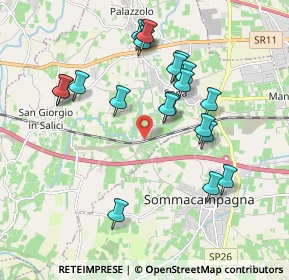 Mappa Via Campagnola, 37060 Sona VR, Italia (1.8725)