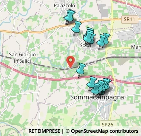 Mappa Via Campagnola, 37060 Sona VR, Italia (1.9105)