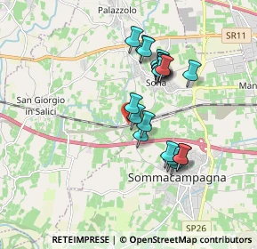 Mappa Via Campagnola, 37060 Sona VR, Italia (1.508)