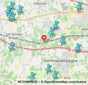 Mappa Via Campagnola, 37060 Sona VR, Italia (3.00571)