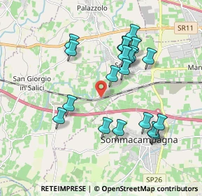 Mappa Via Campagnola, 37060 Sona VR, Italia (1.814)