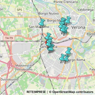 Mappa Santa Lucia, 37137 Verona VR, Italia (1.47067)