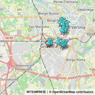 Mappa Santa Lucia, 37137 Verona VR, Italia (1.48692)