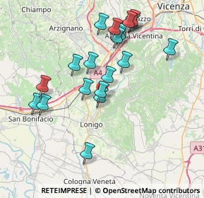 Mappa Sarego, 36040 Sarego VI, Italia (7.48)