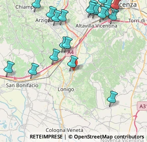 Mappa Sarego, 36040 Sarego VI, Italia (10.517)