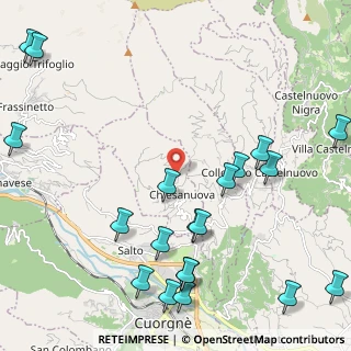 Mappa Via Strole, 10080 Chiesanuova TO, Italia (2.8675)