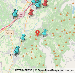 Mappa Via Cà Vecchia, 36040 Grancona VI, Italia (5.33231)