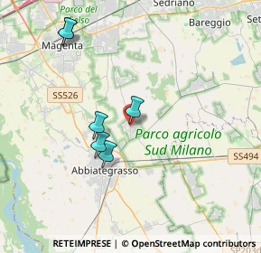 Mappa Via Camillo Benso Cavour, 20080 Albairate MI, Italia (5.70273)