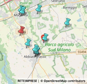 Mappa Via Camillo Benso Cavour, 20080 Albairate MI, Italia (4.00667)