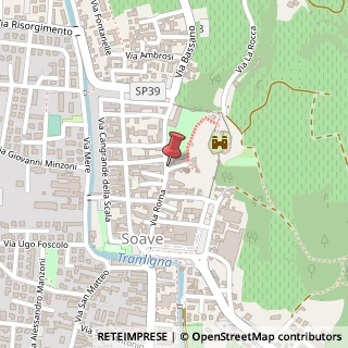 Mappa Piazza dell'Antenna, 1, 37038 Soave, Verona (Veneto)