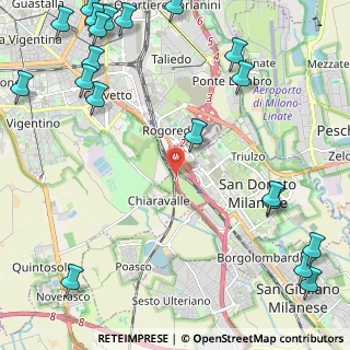 Mappa A1 - Autostrada del Sole, 20097 San Donato Milanese MI, Italia (3.3855)