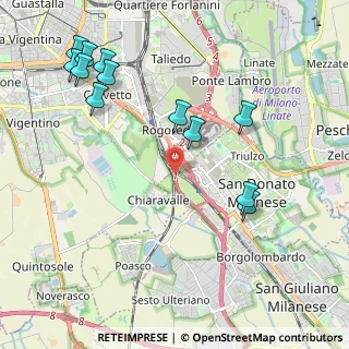 Mappa Autostrada del Sole, 20097 Milano MI, Italia (2.43083)