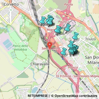 Mappa Autostrada del Sole, 20097 Milano MI, Italia (0.956)