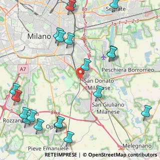 Mappa A1 - Autostrada del Sole, 20097 San Donato Milanese MI, Italia (5.971)