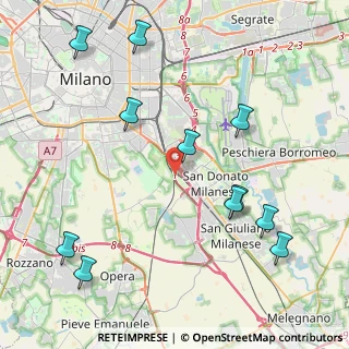Mappa Autostrada del Sole, 20097 Milano MI, Italia (4.97455)