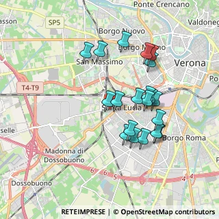 Mappa Via Santa Elisabetta, 37137 Verona VR, Italia (1.657)