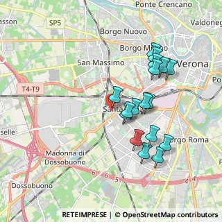 Mappa Via Santa Elisabetta, 37137 Verona VR, Italia (1.75765)