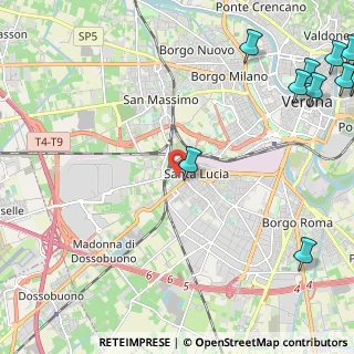 Mappa Via Santa Elisabetta, 37137 Verona VR, Italia (3.7975)