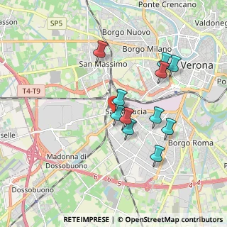 Mappa Via Santa Elisabetta, 37137 Verona VR, Italia (1.60545)