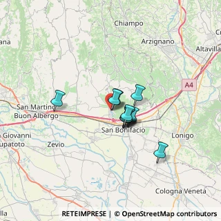 Mappa Via Don Giovanni Minzoni, 37038 Soave VR, Italia (4.08182)