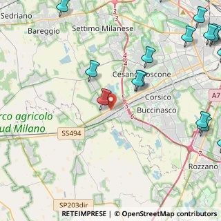Mappa , 20090 Trezzano sul Naviglio MI, Italia (7.2365)