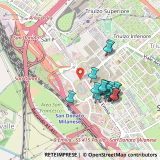 Mappa Parcheggio, 20097 San Donato Milanese MI, Italia (0.4285)