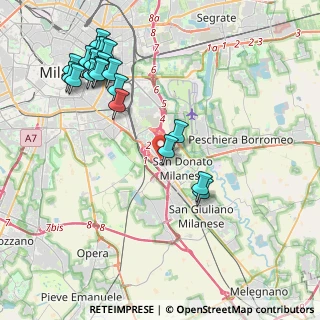 Mappa Piazzale Supercorte Maggiore, 20097 San Donato Milanese MI, Italia (4.7395)
