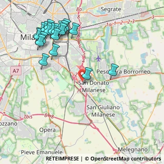 Mappa Piazzale Supercorte Maggiore, 20097 San Donato Milanese MI, Italia (5.0615)