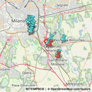 Mappa Piazzale Supercorte Maggiore, 20097 San Donato Milanese MI, Italia (3.696)