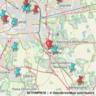 Mappa Piazzale Supercorte Maggiore, 20097 San Donato Milanese MI, Italia (6.73357)