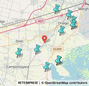 Mappa Via Grazia Deledda, 30034 Mira VE, Italia (4.74455)