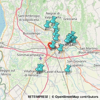 Mappa Viale Gerhard Richard Gumpert, 37137 Verona VR, Italia (6.318)