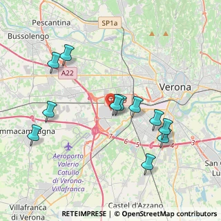 Mappa Viale Gerhard Richard Gumpert, 37137 Verona VR, Italia (4.01727)