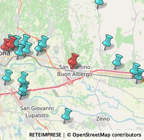 Mappa Via Mazzini Giuseppe, 37036 San Martino Buon Albergo VR, Italia (5.7475)