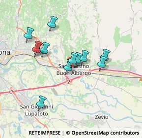 Mappa Via Mazzini Giuseppe, 37036 San Martino Buon Albergo VR, Italia (3.08667)