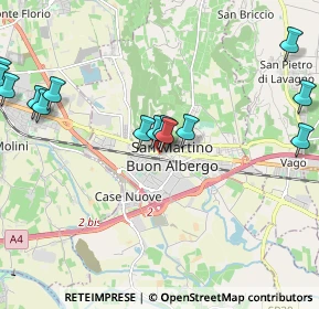 Mappa Via Mazzini Giuseppe, 37036 San Martino Buon Albergo VR, Italia (2.54667)