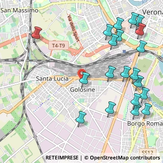 Mappa Stradone Santa Lucia, 37137 Verona VR, Italia (1.409)