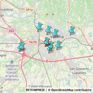 Mappa Stradone Santa Lucia, 37137 Verona VR, Italia (2.44091)