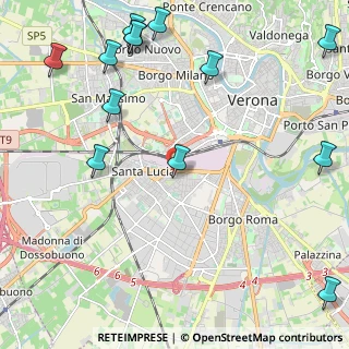 Mappa Stradone Santa Lucia, 37137 Verona VR, Italia (3.03231)