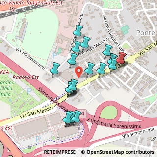 Mappa Via San Marco, 35129 Padova PD, Italia (0.2)