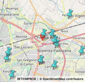 Mappa Via Antonio Calore, 35129 Padova PD, Italia (2.63462)