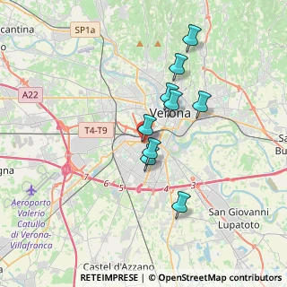 Mappa Via Franco Maria Cattarinetti, 37136 Verona VR, Italia (4.00364)