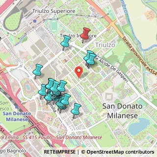 Mappa Via Sergnano, 20097 San Donato Milanese MI, Italia (0.447)