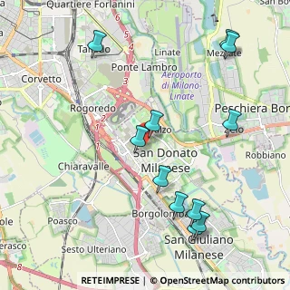 Mappa Via Sergnano, 20097 San Donato Milanese MI, Italia (2.36636)